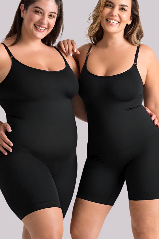 Comfit® Amara - Ronde Hals Mid-Thigh Bodysuit