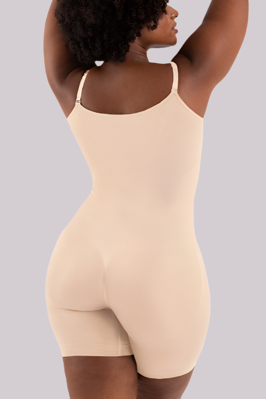 Comfit® Amara - Ronde Hals Mid-Thigh Bodysuit